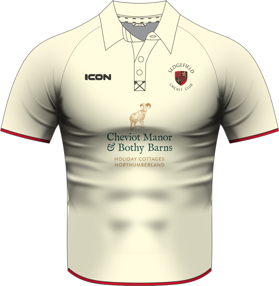 SEDGEFIELD CRICKET CLUB 2026 MATCH CRICKET SHIRT S/S - JUNIOR