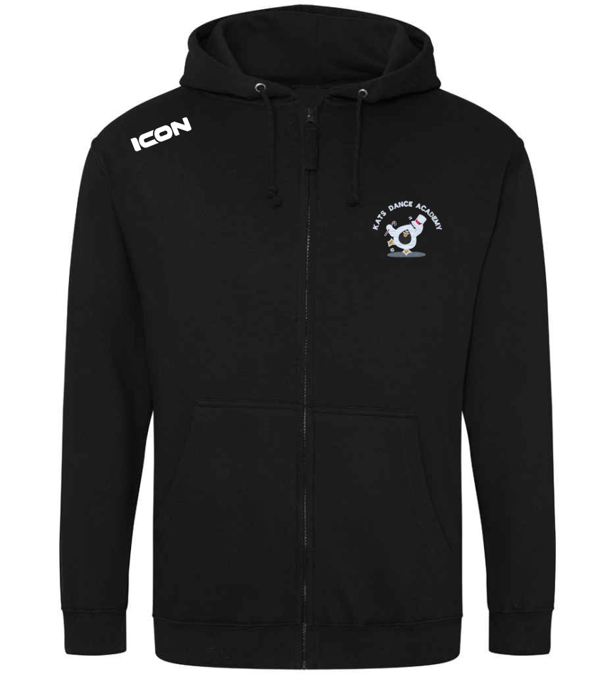 Kats Dance Staff Zipped Hoodie - no title