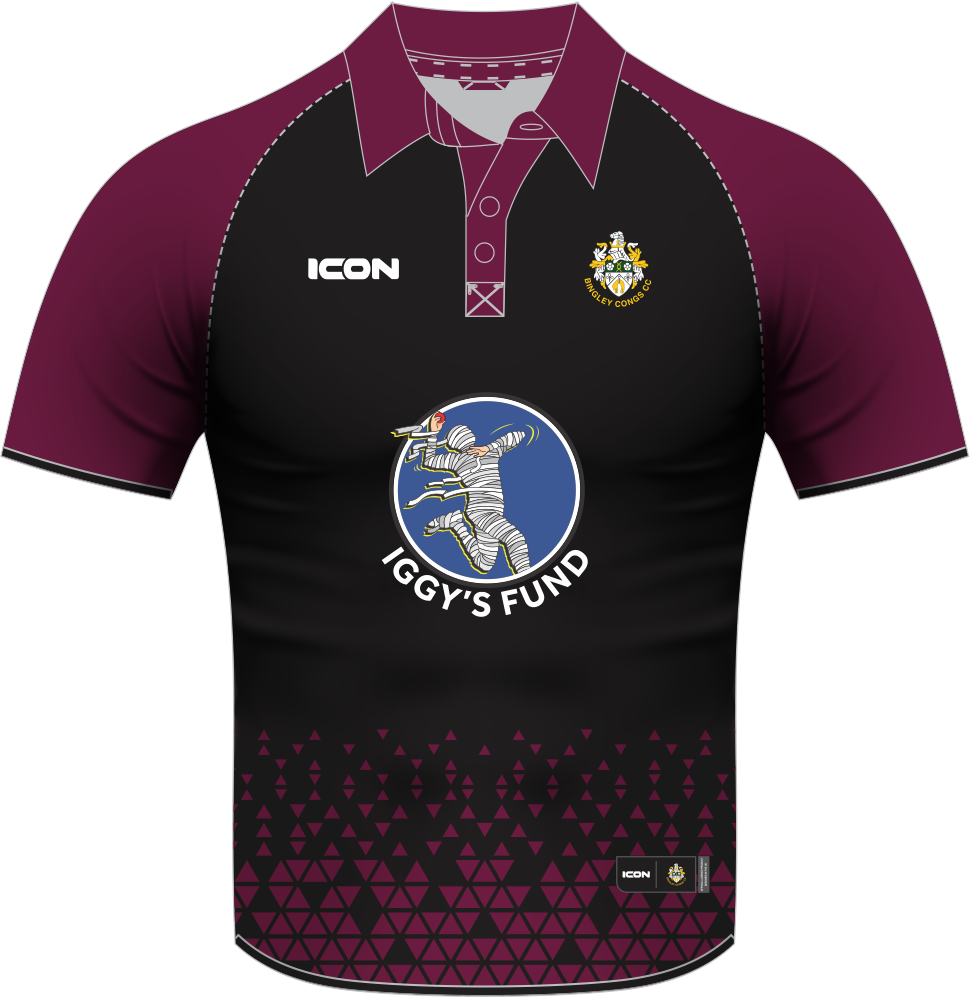 BINGLEY CONGS CRICKET CLUB (GIRLS T20) HYBRID + MATCH SHIRT S/S - JUNIOR