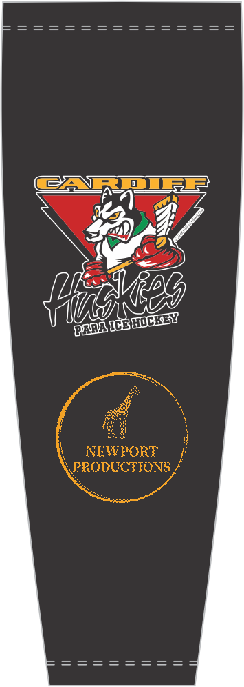 CARDIFF HUSKIES PARA ICE HOCKEY NEW ICE HOCKEY CLUB SOCKS