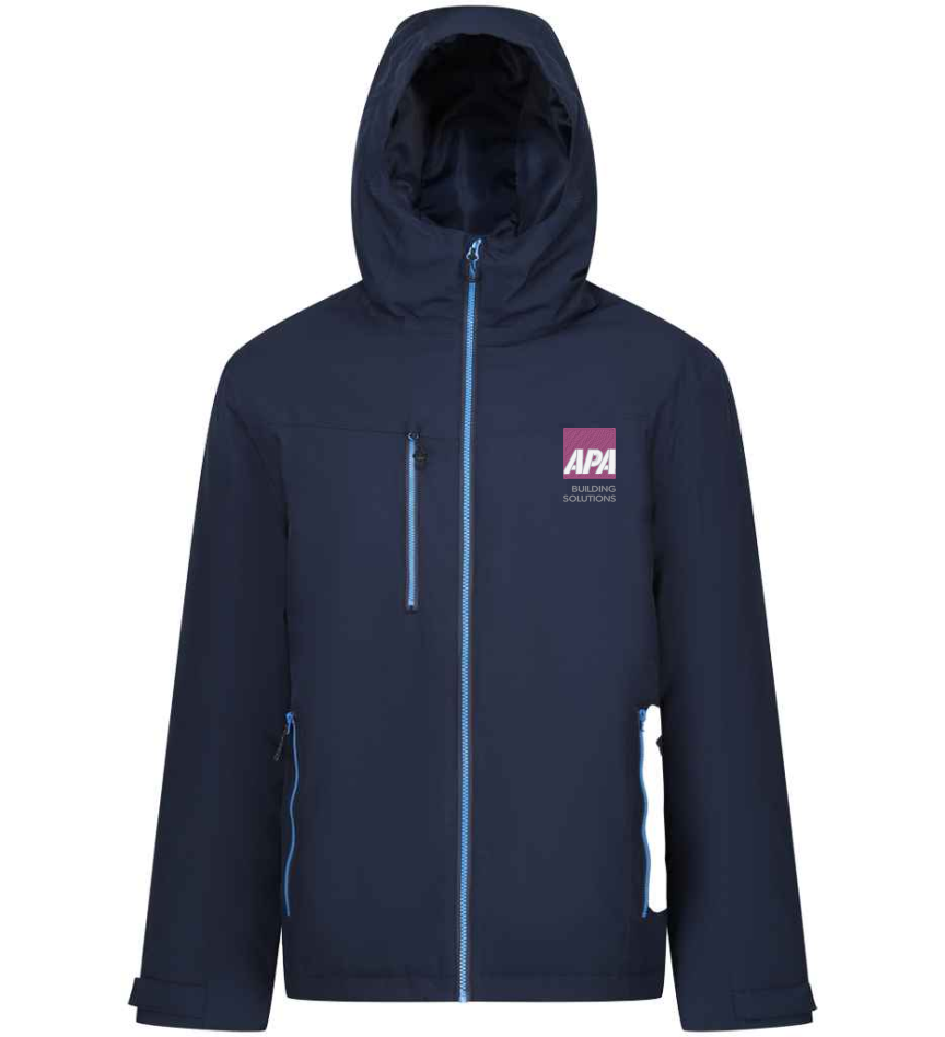 APA BUILDING SOLUTIONS WATERPROOF JACKET - NAVY