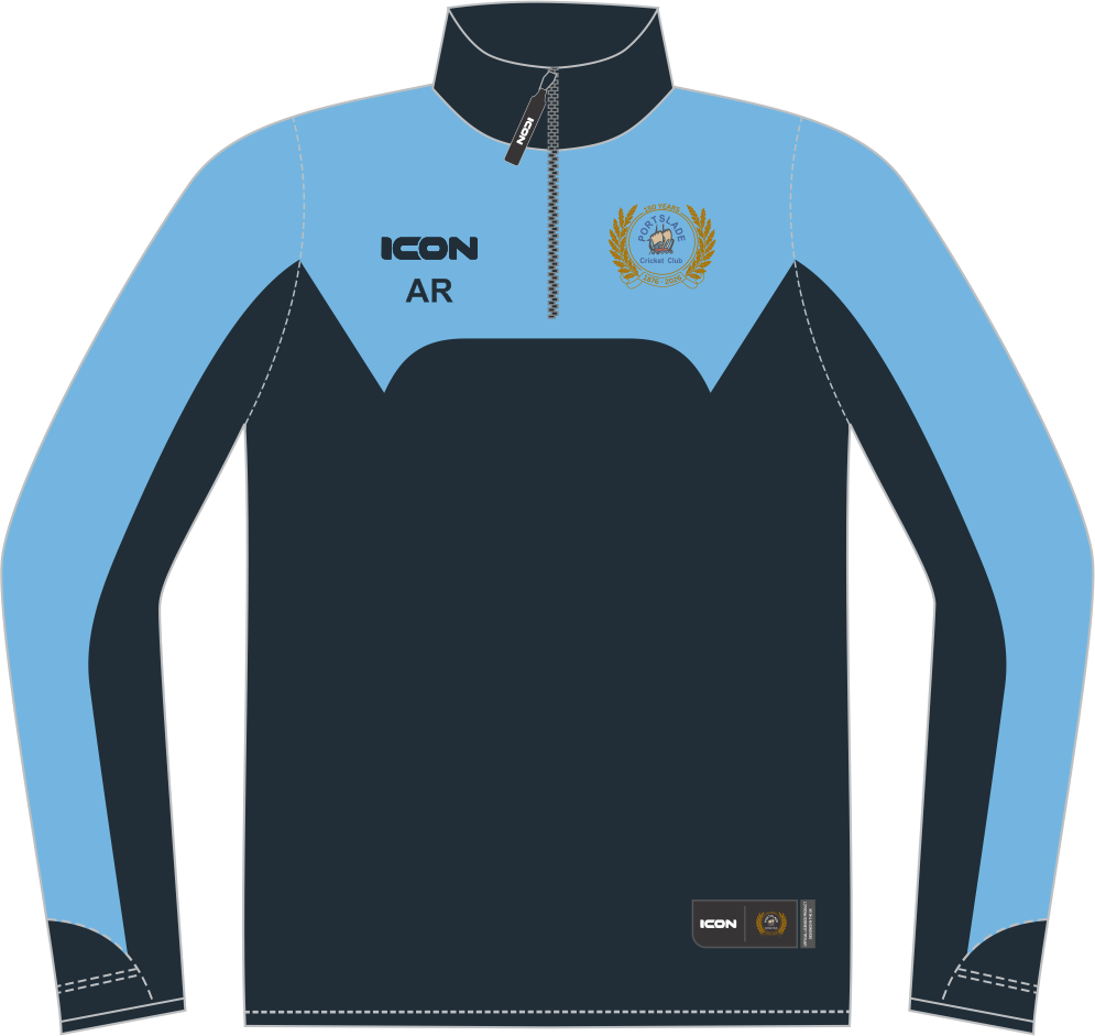 PORTSLADE CRICKET CLUB 150TH IMPACT PERFORMANCE SUBLIMATED MIDLAYER - JUNIOR