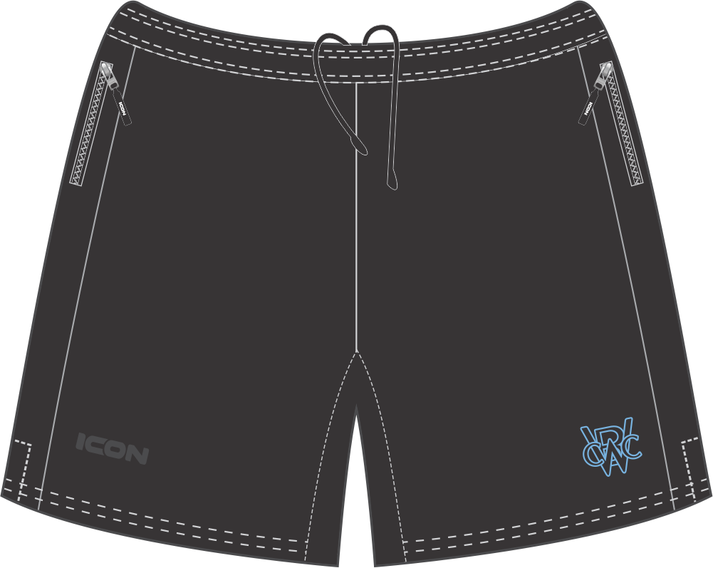 WHALEY BRIDGE CRICKET CLUB BLACK PRO PERFORMANCE SHORT - JUNIOR