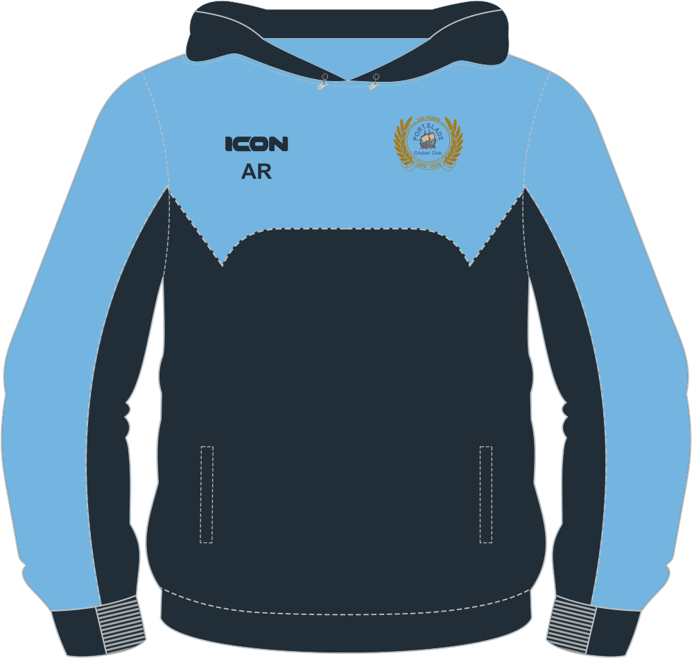 PORTSLADE CRICKET CLUB 150TH IMPACT HOODIE - JUNIOR