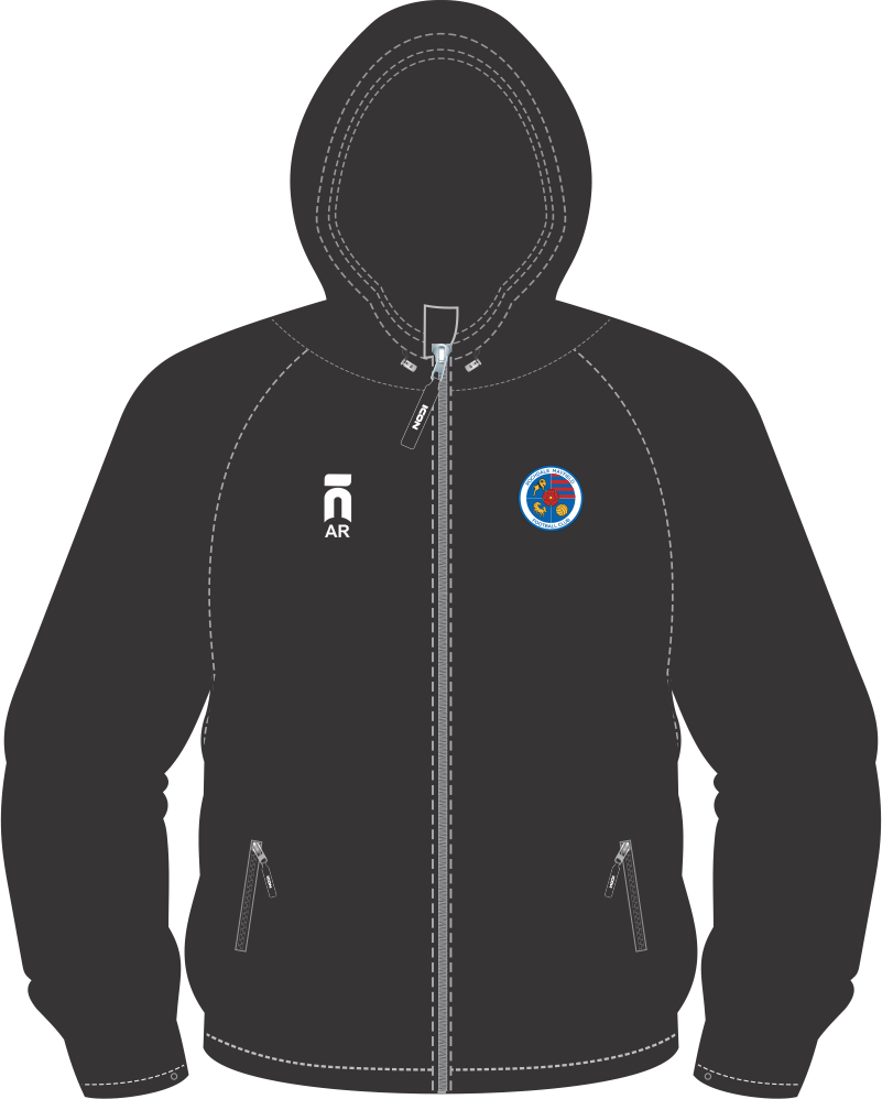 ROCHDALE MAYFIELD FC PRO PERFORMANCE RAIN JACKET FULL ZIP - SENIOR 