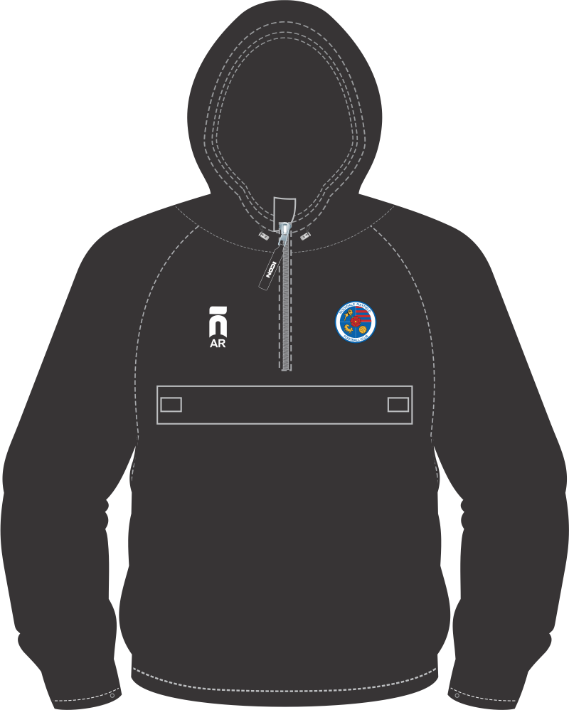 ROCHDALE MAYFIELD FC PRO PERFORMANCE RAIN JACKET HALF ZIP - JUNIOR 