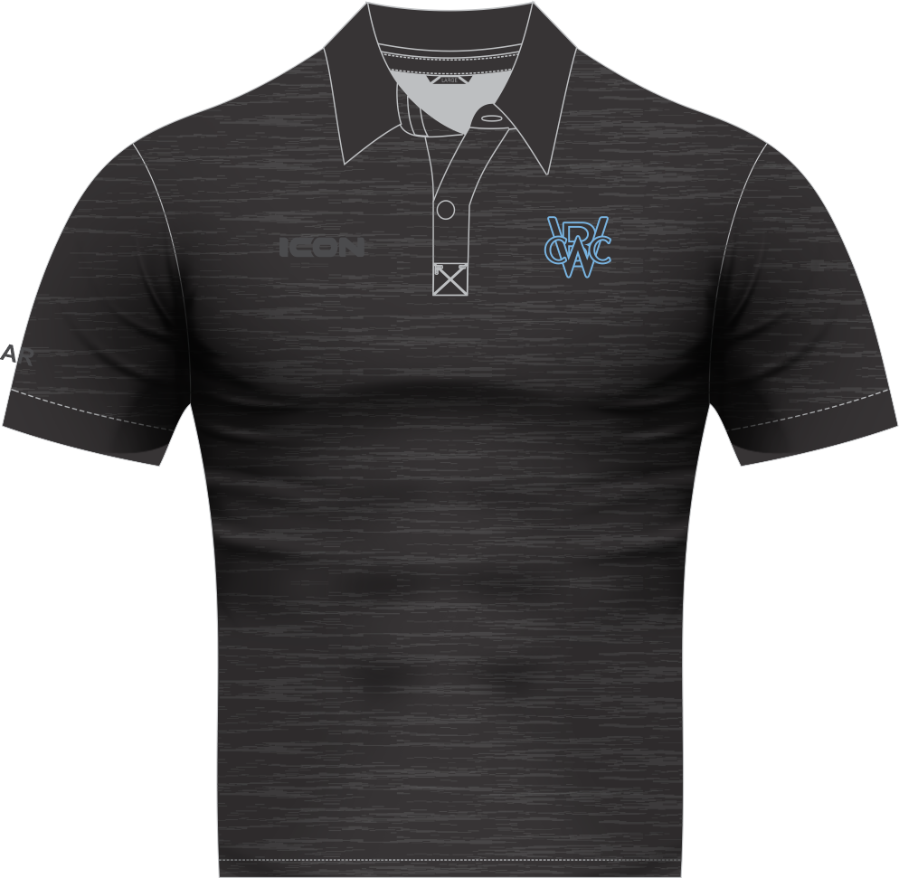 WHALEY BRIDGE CRICKET CLUB BLACK PRO PERFORMANCE POLO SHIRT - SENIOR