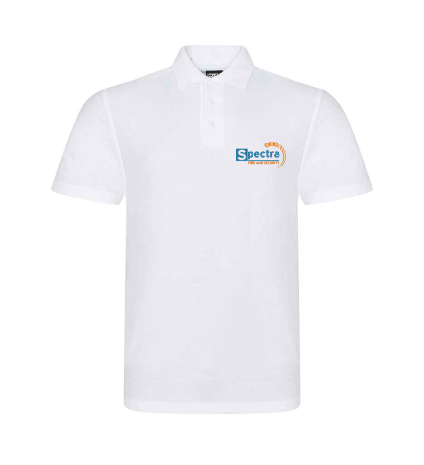 SPECTRA WHITE PRO POLO - MENS