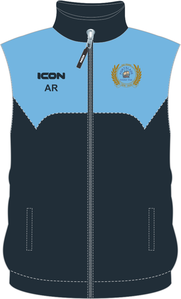 PORTSLADE CRICKET CLUB 150TH IMPACT TRAINING GILET - JUNIOR