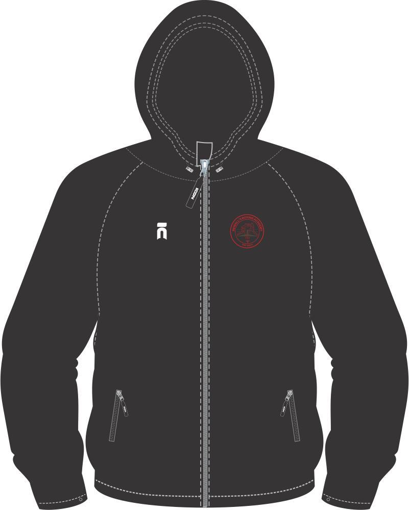 NEWALL'S BOXING ACADEMY PRO PERFORMANCE RAIN JACKET FULL ZIP - JUNIOR 