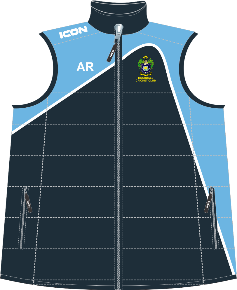 ROCHDALE CRICKET CLUB VELOCITY BODYWARMER - SENIOR