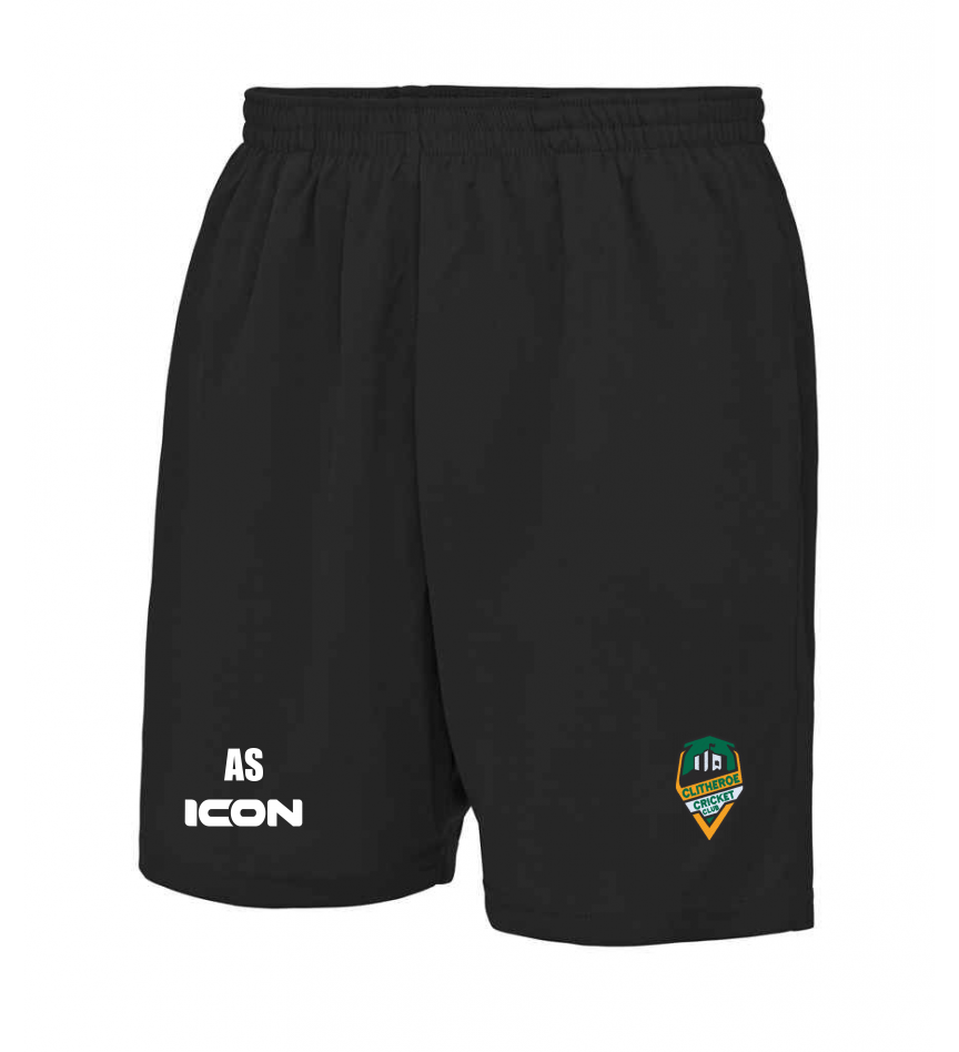 Clitheroe Cricket Club Juniors Taining Shorts - Adult - Jet Black