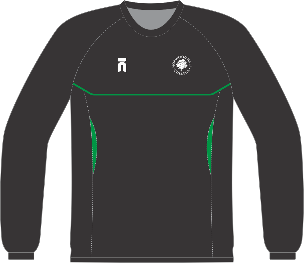HOPWOOD HALL COLLEGE RUGBY SMOCK TOP