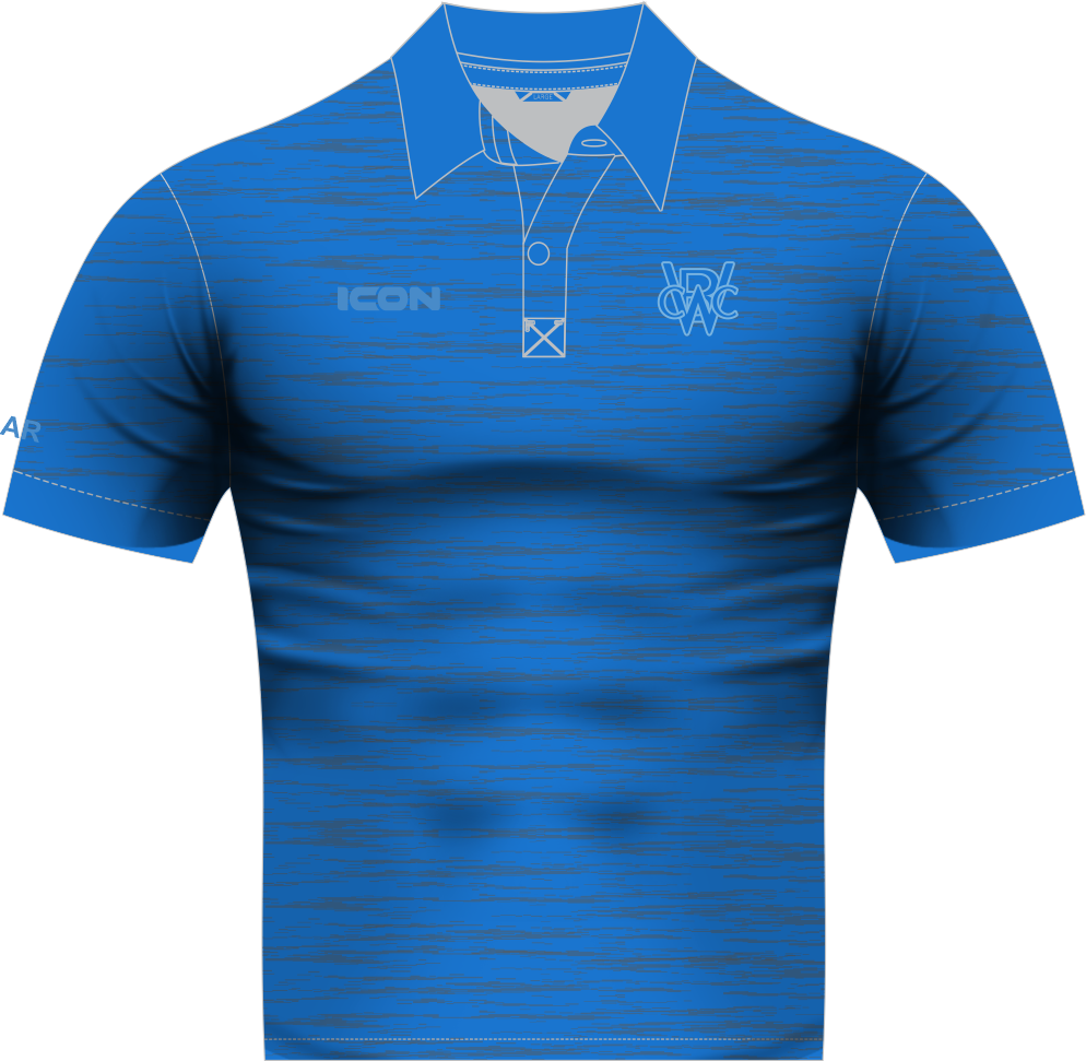 WHALEY BRIDGE CRICKET CLUB ROYAL PRO PERFORMANCE POLO SHIRT - SENIOR