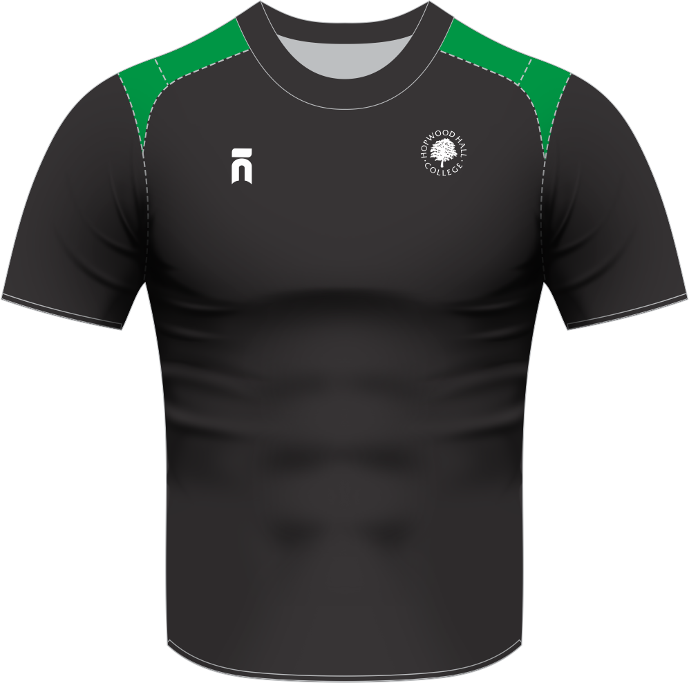 HOPWOOD HALL COLLEGE RUGBY T-SHIRT