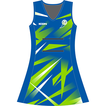 RIBBLE VALLEY NC (REGIONALS) PRO NETBALL DRESS SHORT LENGTH - RACER - SENIOR	