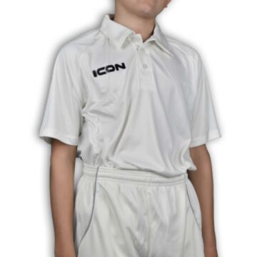 CLUB CRICKET SHIRT SHORT SLEEVE - JUNIOR