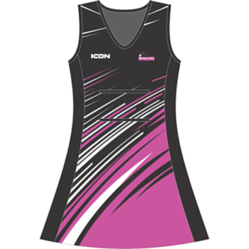 MANCHESTER CATS NC (ALIANCE NORTH WEST) PRO NETBALL DRESS SHORT LENGTH - SENIOR