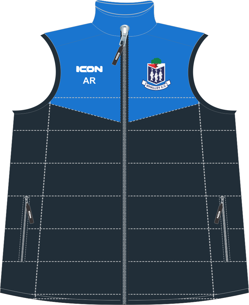 WHALLEY CRICKET CLUB EVOLVE BODYWARMER - SENIOR