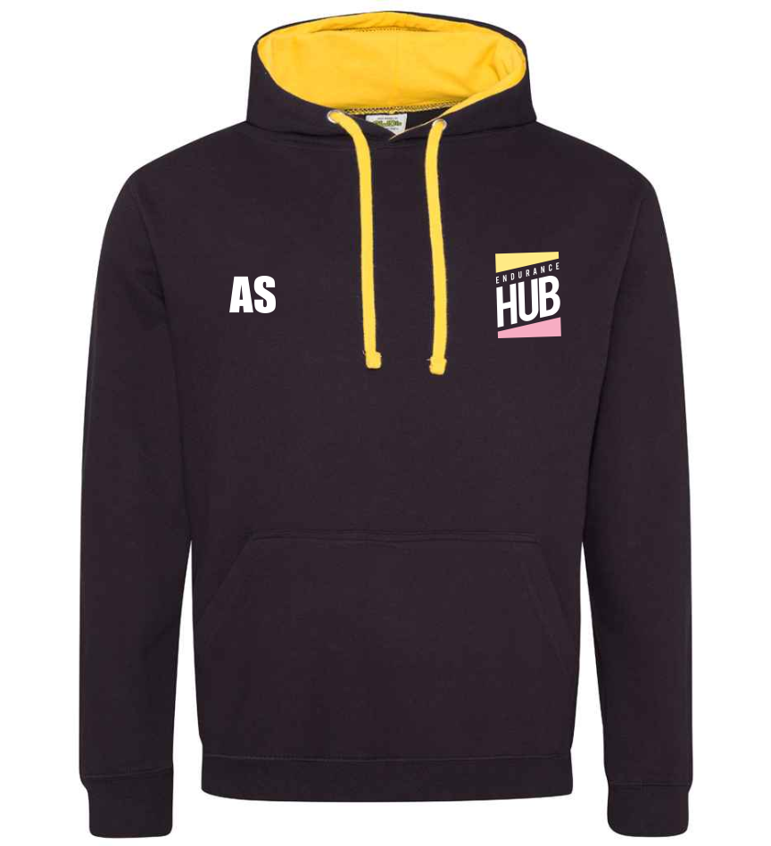 ENDURANCE HUB ADULTS CONTRAST HOODIE
