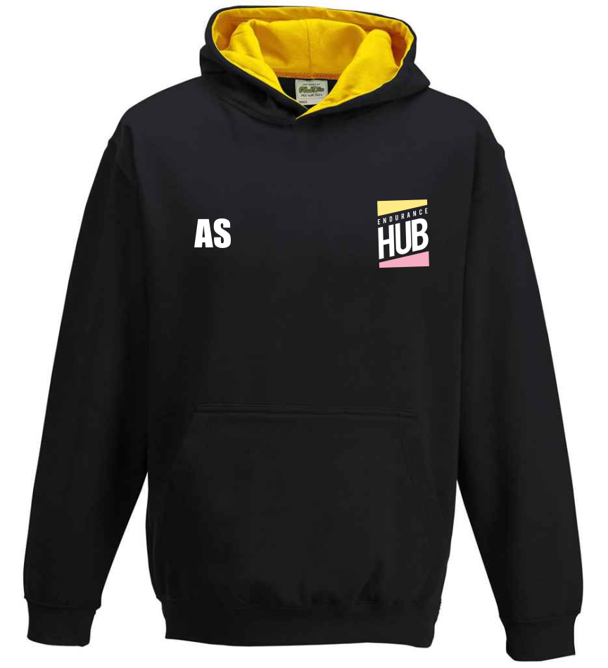 ENDURANCE HUB KIDS CONTRAST HOODIE