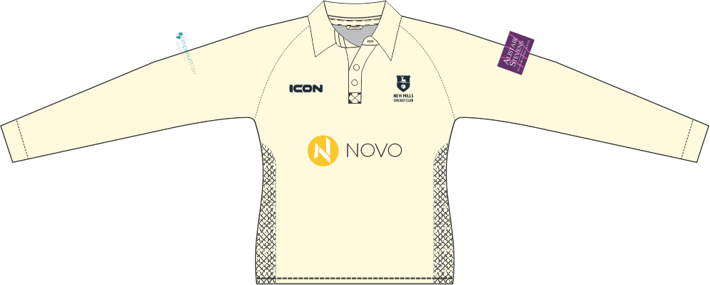 NEW MILLS CRICKET CLUB (NOVO) CLUB CRICKET SHIRT L/S - WOMENS
