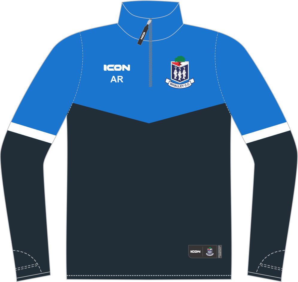 WHALLEY CRICKET CLUB EVOLVE PERFORMANCE SUBLIMATED MIDLAYER - SENIOR