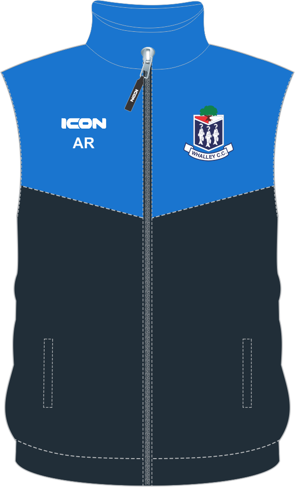 WHALLEY CRICKET CLUB EVOLVE TRAINING GILET - SENIOR